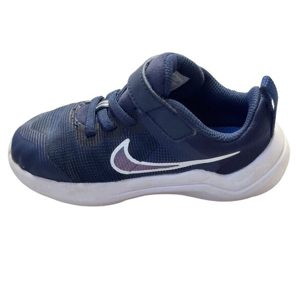 NIKE DOWNSHIFTER Kid Shoes Unisex Blue Running Sneakers Size 8C - Picture 7 of 12